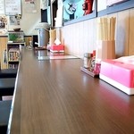ゆうき庵 - カウンター席