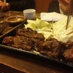 浮乃中 二代目 - 提供直後に手で触ることのできた鉄板です