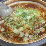 鳥源 - 鍋の〆はラーメン