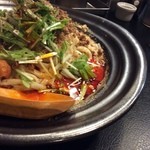 坦々麺汁無し 横から