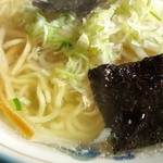 味の清ちゃん - きれいなスープです（2016年1月）。