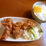 もんど - から揚げ定食　2015.12