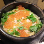 旬菜 おぐら家 - ズワイ蟹といくらの炊き込みご飯