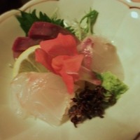 温石 左近太郎 本店 - お造り三種盛