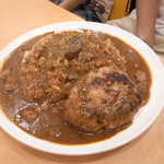 蜂の家 - メガ盛り+佐世保ハンバーグフル