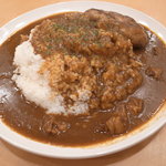 蜂の家 - メガ盛り+佐世保ハンバーグフル