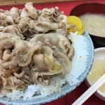 名物 スタ丼 サッポロラーメン - スタ丼(肉増し)