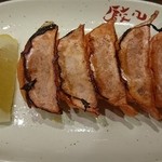 Chaochaogyouza - 赤餃子    ※食べると５分１０分は辛味が引きません。覚悟してあたってください。