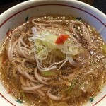京都つゆしゃぶCHIRIRI - あっさりでどんどん入っていく^ ^
            〆のお蕎麦でお腹いっぱい^ ^
            ヤバ、運動せなᵎ(-᷄८̻-᷅)