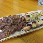 焼きそば　しおや - カシラ、ねぎま