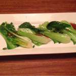 Binshan Ri - 青梗菜のニンニク醤油掛け