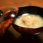 味 ふくしま - れんこん饅頭蟹あんかけ仕立て。