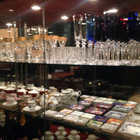 花郷 六本木店 - バカラとエルメスのグラス、食器類