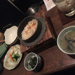 のぶ - 蟹釜飯