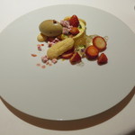 レフェルヴェソンス - 春を待ちわび～とちおとめのシャルロットと紫蘇、ほうじ茶アイスクリーム、梅のジュレ、柚子1