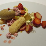 レフェルヴェソンス - 春を待ちわび～とちおとめのシャルロットと紫蘇、ほうじ茶アイスクリーム、梅のジュレ、柚子2