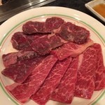 焼肉 叙庵 - カルビとハラミ