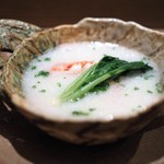 虎白 - 煮物　車海老　筍　聖護院蕪
      