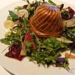 レフェルヴェソンス - アップルパイの様に＃18～
      　鱈のブランダード、縮緬キャベツ、リンゴ、コンテチーズ、黒トリュフ、アメリケーヌソース、時季の野菜( 2016/2)