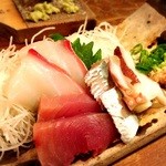旬鮮味処 かつら - (2015.12)刺身盛り合わせ