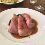 トラットリア ポルコロッソ - 1000円ランチのローストポーク  めちゃくちゃ旨いです
