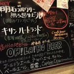 立ち呑み処　たなか屋 - ビールの説明です。