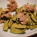 うまめの木 - いたどりの炒め物（おつまみ）