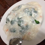 中華美食府 - ブロッコリーの淡雪カニあんかけ（９００円）２０１６年２月