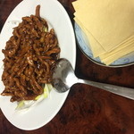 中華美食府 - 豚肉細切り甘味噌炒め（８００円）２０１６年２月