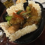 中華美食府 - 海鮮おこげ（１，１８０円）２０１６年２月