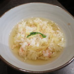 零 - ズワイガニの炊き込みご飯お茶漬け風アップ