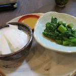 酒富 - うどと菜の花を少しづつ_2016/02-02