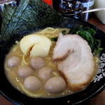 『ラーメン』無料　+　『ウズラ増し』￥100円