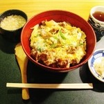 鴨川たかし - 近江牛　柳川丼（大盛り）！！ヾ(≧▽≦)ﾉ