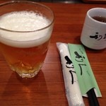 仙臺たんや 利久 - ビールはマスト