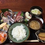 刺身定食1.000円。