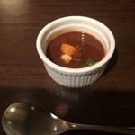 牛たんの一仙 - 定食につくサービスタンシチュー