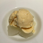 炭火焼き＆ワイン Vintun - 晩白柚の自家製アイス