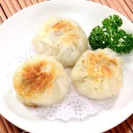 3 grilled chive manju