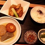 福島屋 - 角煮とおでんの定食　1058円
