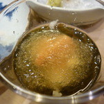 割烹　梅津 - もずく酢　雲丹が隠れています