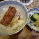 割烹　梅津 - 牛肉まぶしご飯　美味しいが止まらない～！