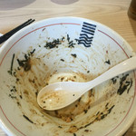 烈火 - こんなに綺麗に食べる私を初めて見ました、ラーメンなのに！笑