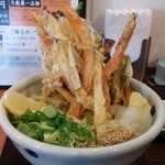 讃岐のおうどん 花は咲く - 彩り４種野菜のかき揚げぶっかけうどん