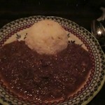 Tasogare - そして最後の〆は先輩が勧めてくれたカレーライス、なんでワインバーでカレー？と思ったんですが此れが絶品。
                        