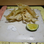 神保町 傳 - 白魚の天ぷら