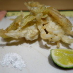 神保町 傳 - 白魚の天ぷら