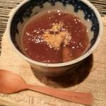 手打蕎麦 じゆうさん - 水あずきはプルプル♪