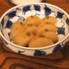 Sanchokuya Taka - 料理写真:魚の出汁で炊いた大根　柚子胡椒風味と鰹節風味