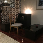 鉄板焼さわふじ - デザートはゆったり空間で♪